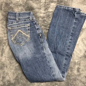 Size 25 Regular Bootcut jeans.